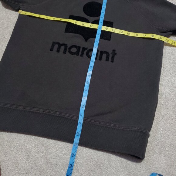 ISABEL ETOILE MARANT Milly MillyNY Sweatshirt Sweater Cotton Logo Women 36,Small - Picture 13 of 13